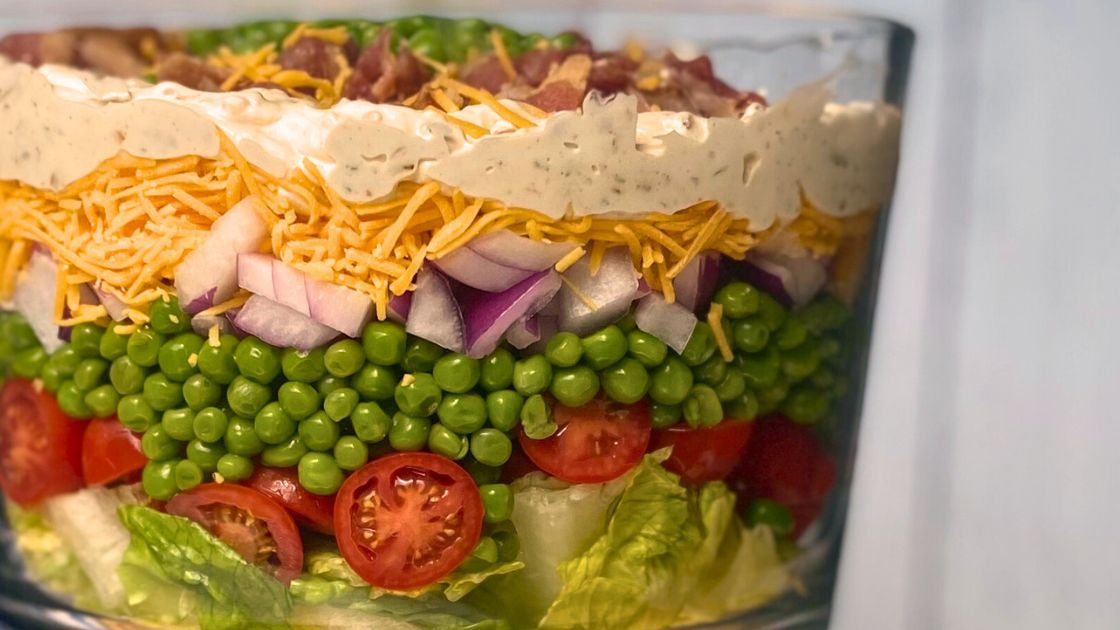 The Best 7 Layer Salad Recipe for Summer