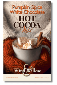 Harvest Flavors: Pumpkin Spice White Chocolate Dairy Free Hot Cocoa Mix for Fall