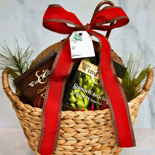 Wind and willow gift basket