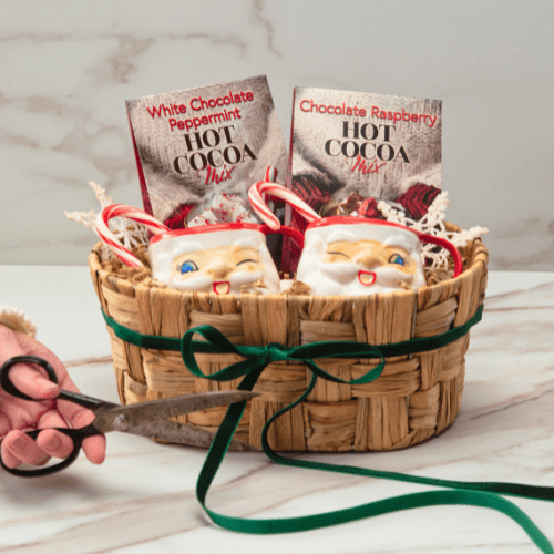 How to make a hot cocoa gift basket